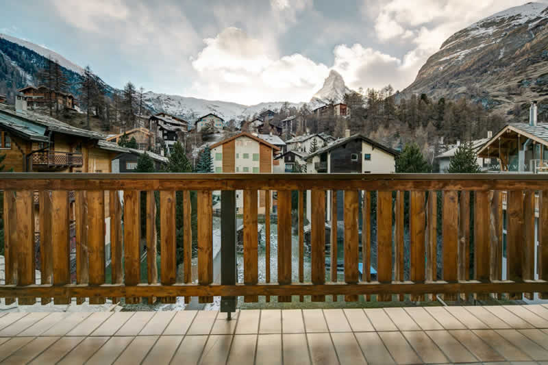 Ferienhaus Matterhorngruss - Aussicht 4. Stock